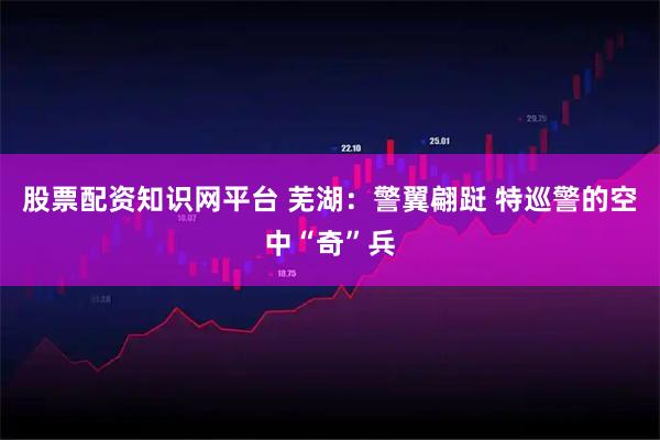 股票配资知识网平台 芜湖：警翼翩跹 特巡警的空中“奇”兵