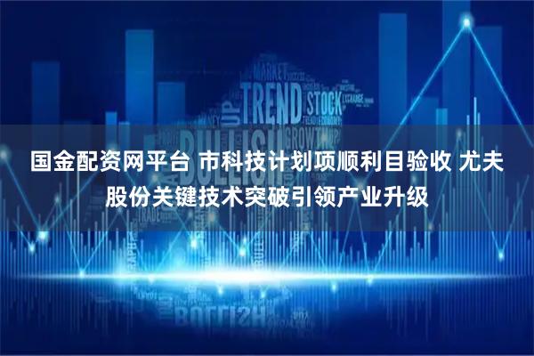 国金配资网平台 市科技计划项顺利目验收 尤夫股份关键技术突破引领产业升级